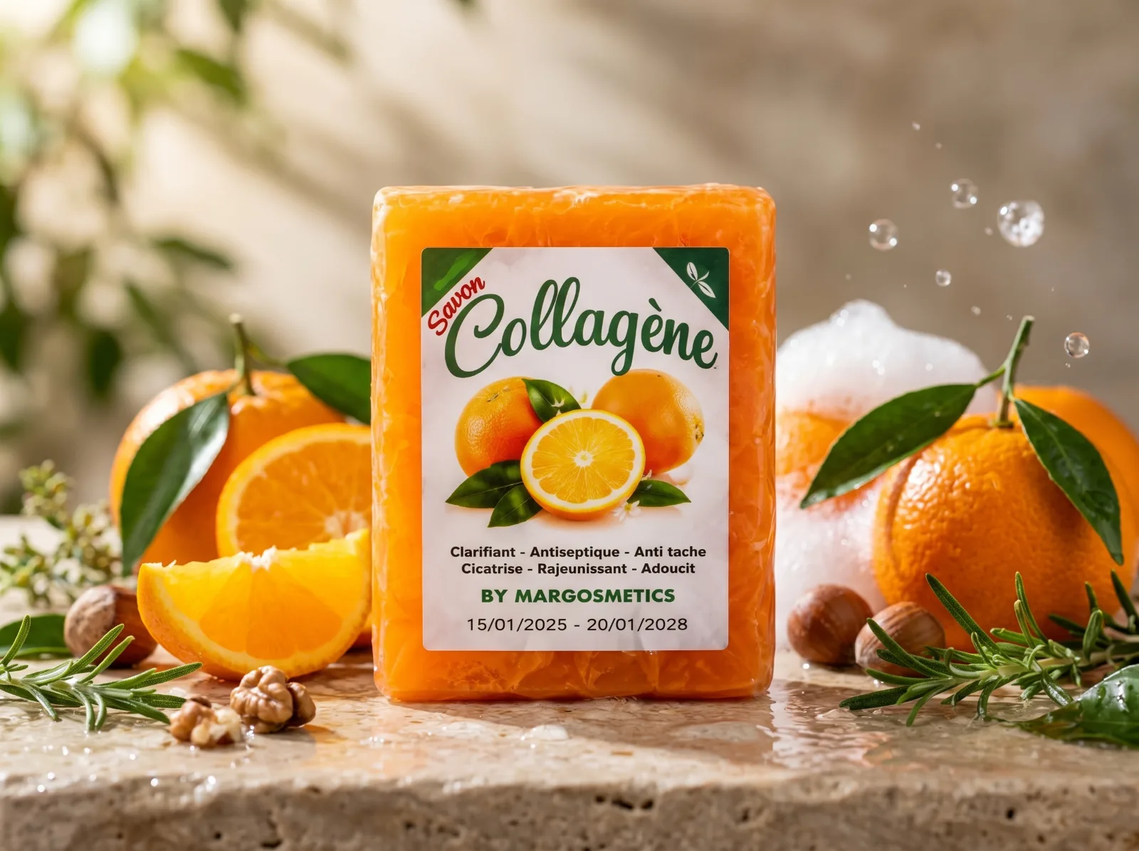 Savon Collagène Orange